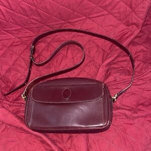 CARTIER Must line Leather Fabric Bordeaux Shoulder bag 2679